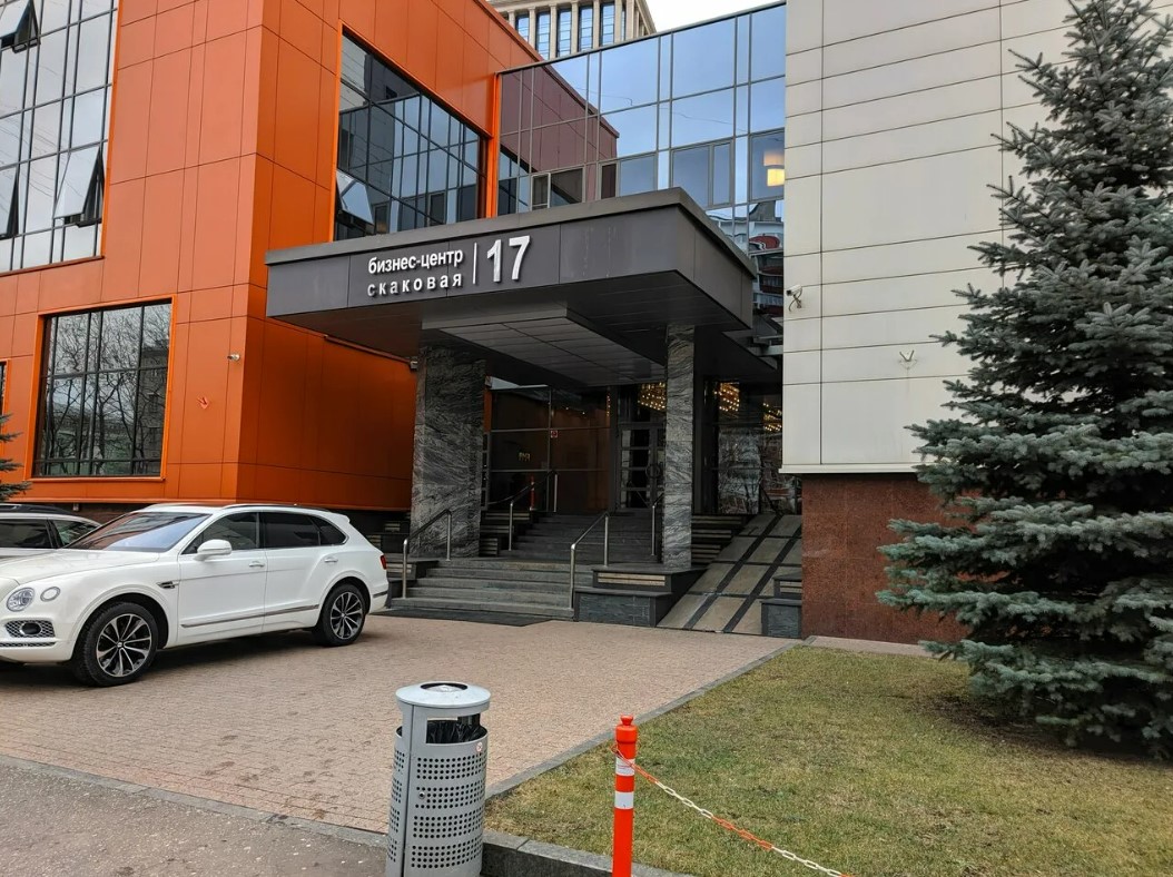 фасад дома, здание по адресу г Москва, ул Скаковая, д 17 стр 2